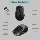 Mouse Keychron BM24 Inalambrico 2.4GHZ + Bluetooth 2