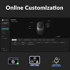 Mouse Keychron BM24 Inalambrico 2.4GHZ + Bluetooth 3