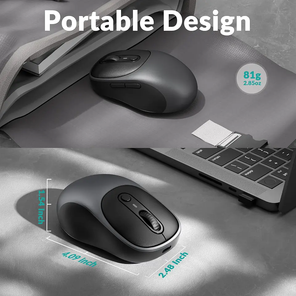 Mouse Keychron BM24 Inalambrico 2.4GHZ + Bluetooth 5