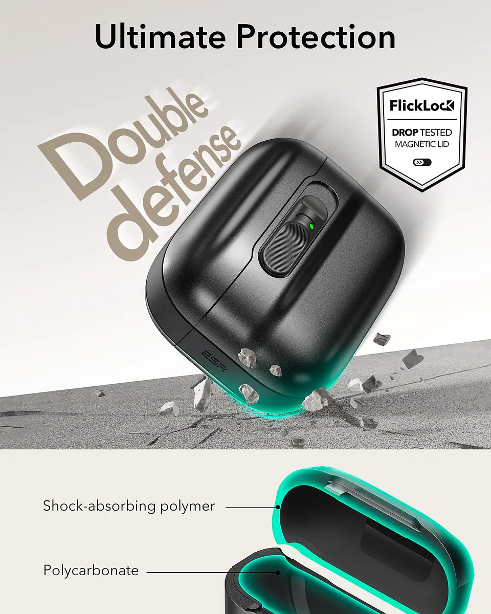 Carcasa Funda ESR Pulse Para AirPods Pro 3 8