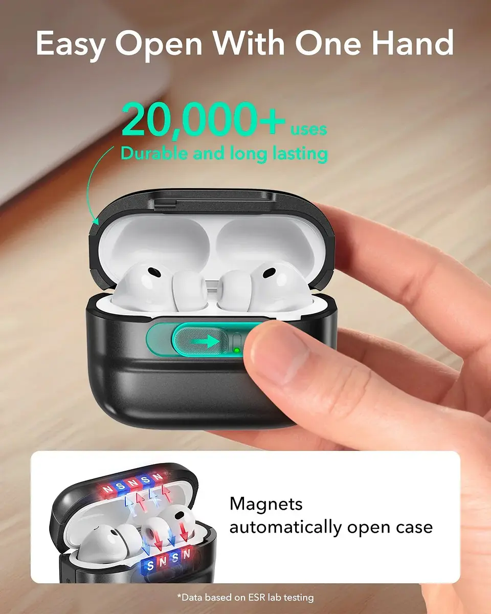 Carcasa Funda ESR Pulse Para AirPods Pro 3 9