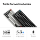 Teclado Keychron Q6 Ultra 8K Inalambrico 2.4Ghz RGB Negro Español 100% - Miniatura 4