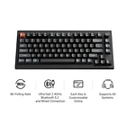 Teclado Keychron V1 Ultra 8K Inalámbrico 2.4GHZ Negro 75% 2