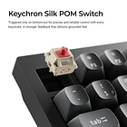 Teclado Keychron V1 Ultra 8K Inalámbrico 2.4GHZ Negro 75% 3