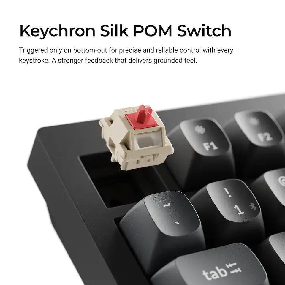 Teclado Keychron V1 Ultra 8K Inalámbrico 2.4GHZ Negro 75% 3