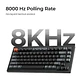 Teclado Keychron V1 Ultra 8K Inalámbrico 2.4GHZ Negro 75% - Miniatura 5
