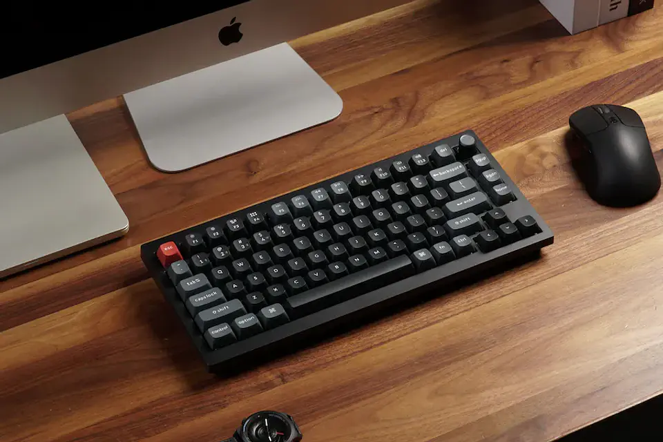Teclado Keychron V1 Ultra 8K Inalámbrico 2.4GHZ Negro 75% 8