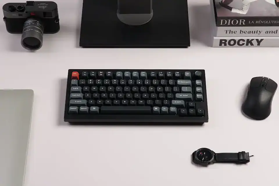 Teclado Keychron V1 Ultra 8K Inalámbrico 2.4GHZ Negro 75% 9