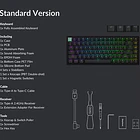 Teclado Keychron K2 HE Inalambrico 2.4Ghz Negro Nebula Switch 5