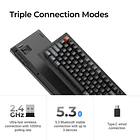 Teclado Keychron V6 Ultra 8K Inalambrico 2.4Ghz Negro 3