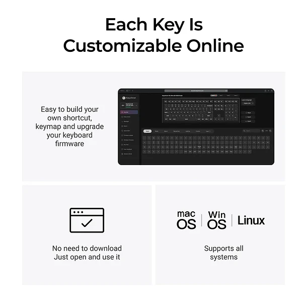 Teclado Keychron V6 Ultra 8K Inalambrico 2.4Ghz Negro 6