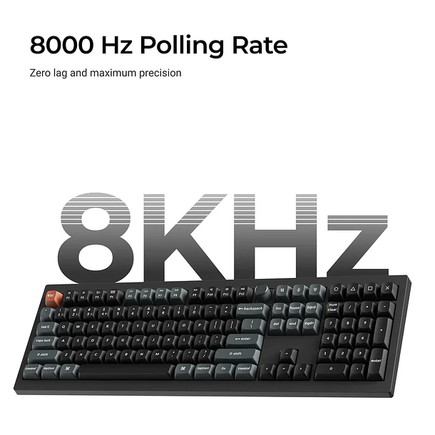 Teclado Keychron V6 Ultra 8K Inalambrico 2.4Ghz Negro 7
