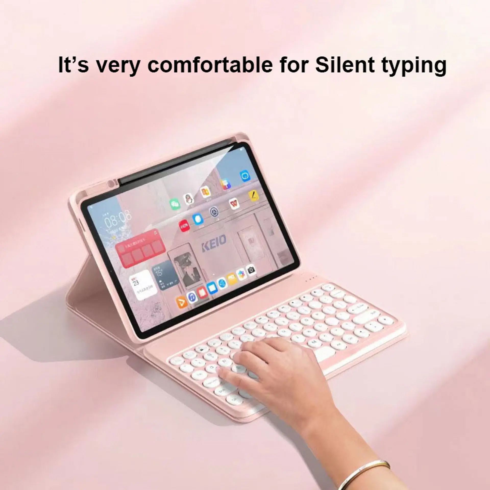 Funda con Teclado para Galaxy Tab S10 Lite Español 9