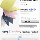 Carcasa para Macbook Neo Transparente 5