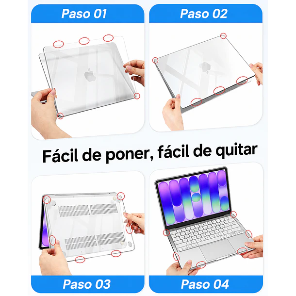 Carcasa para Macbook Neo Transparente 6