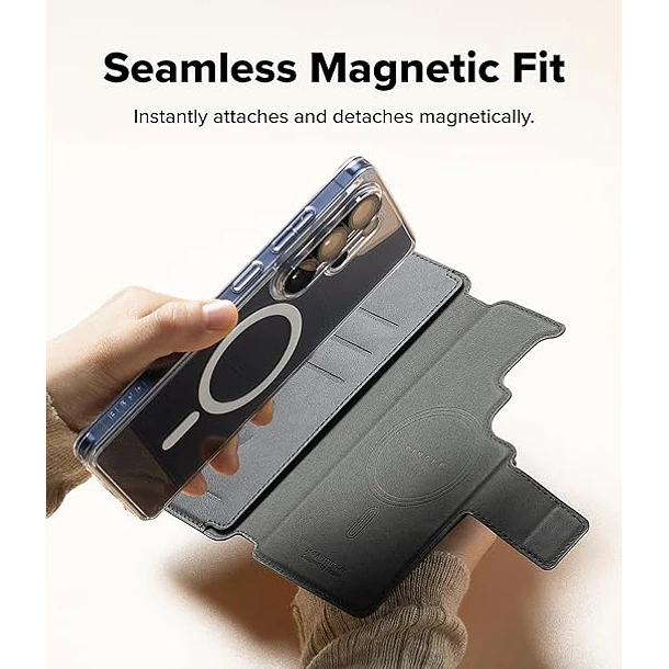 Billetera FOLIO STAND RINGKE Magnética Para S26 ULTRA  2