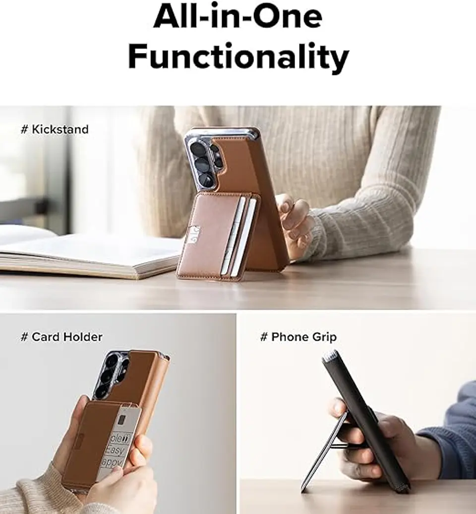 Billetera FOLIO STAND RINGKE Magnética Para S26 ULTRA  4