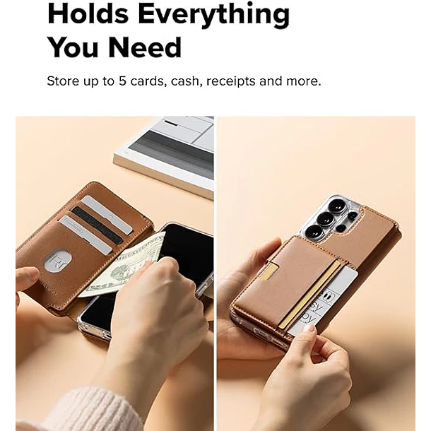 Billetera FOLIO STAND RINGKE Magnética Para S26 ULTRA  5
