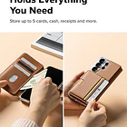 Billetera FOLIO STAND RINGKE Magnética Para S26 ULTRA  5