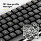 Teclado Mecánico Lofree Flow 84 Negro Switch Táctil OE915 - Miniatura 7