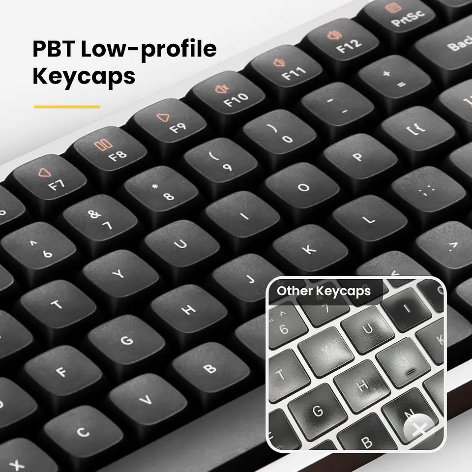 Teclado Mecánico Lofree Flow 84 Negro Switch Táctil OE915 7