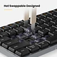 Teclado Mecánico Lofree Flow 84 Negro Switch Táctil OE915 - Miniatura 8