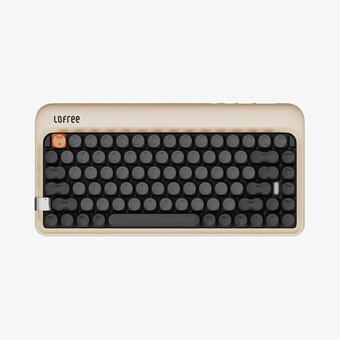 Teclado Mecánico Lofree DOT Triple Mode 1970S Milkshake OE914