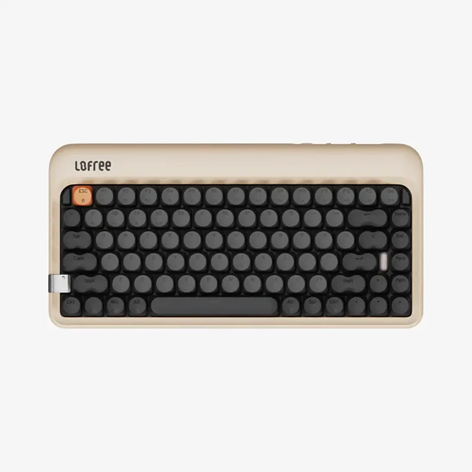 Teclado Mecánico Lofree DOT Triple Mode 1970S Milkshake OE914 1