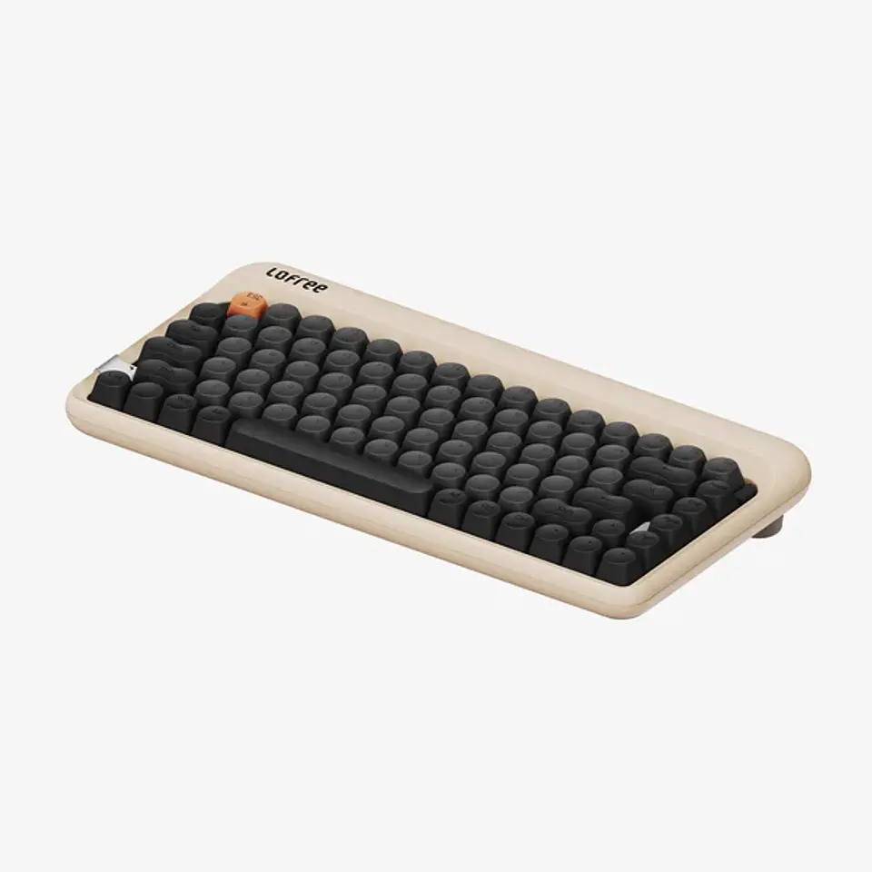 Teclado Mecánico Lofree DOT Triple Mode 1970S Milkshake OE914 2