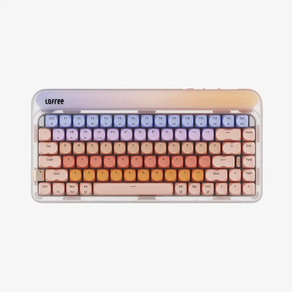Teclado Mecánico Lofree DOT Triple Mode Sugar OE914 3