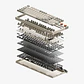 Teclado Mecánico Lofree Block Inalámbrico OE918 - Miniatura 7