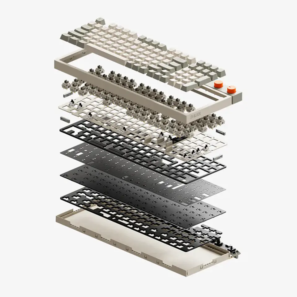 Teclado Mecánico Lofree Block Inalámbrico OE918 7