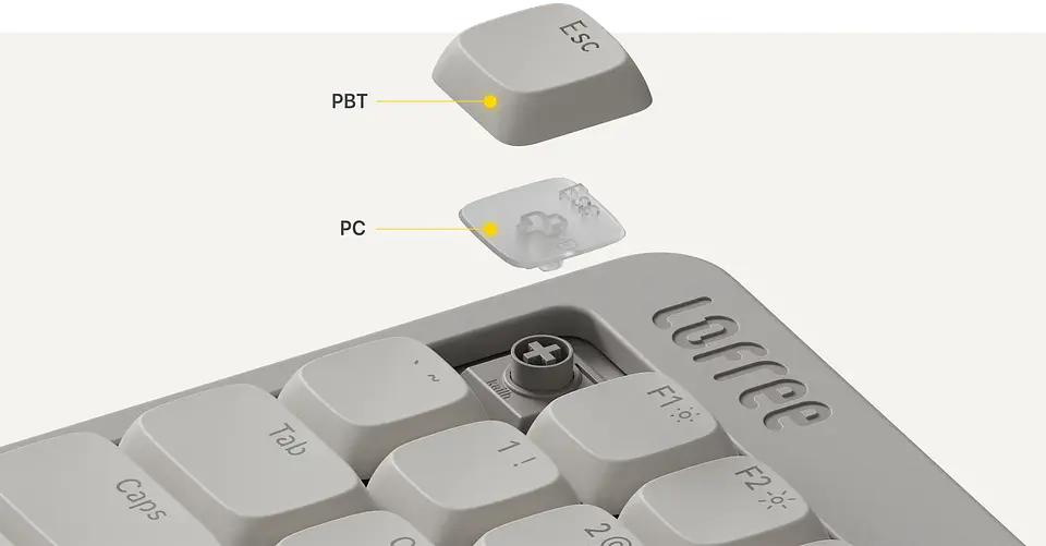 Teclado Lofree Flow Lite 100 Off-White Inalámbrico OE922 6