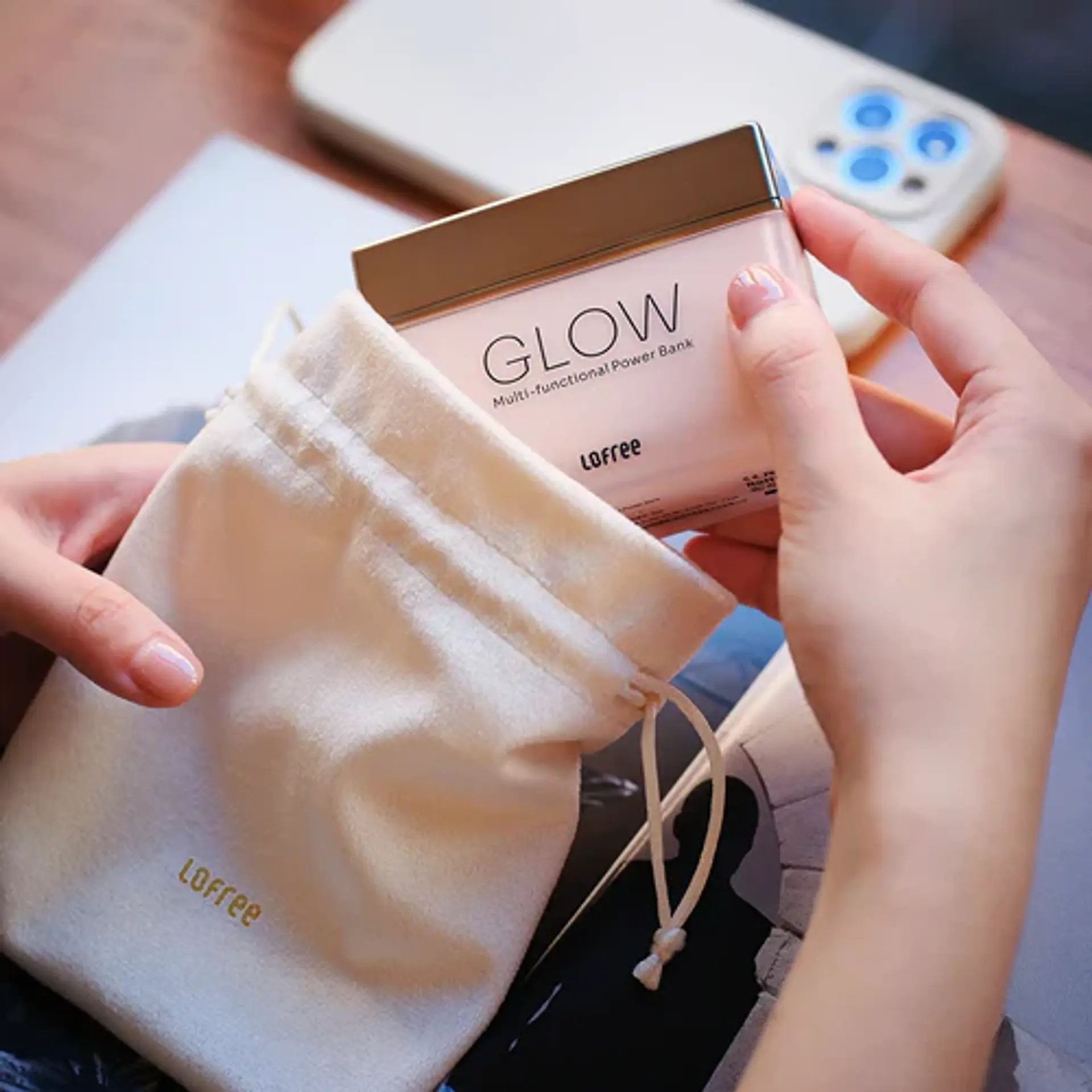 PREVENTA - Bateria Portatil Lofree Glow Sicily Dream 60° HE112 4