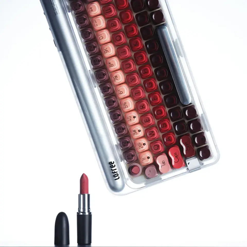 Teclado Mecánico Lofree DOT Triple Mode Lipstick OE914 6
