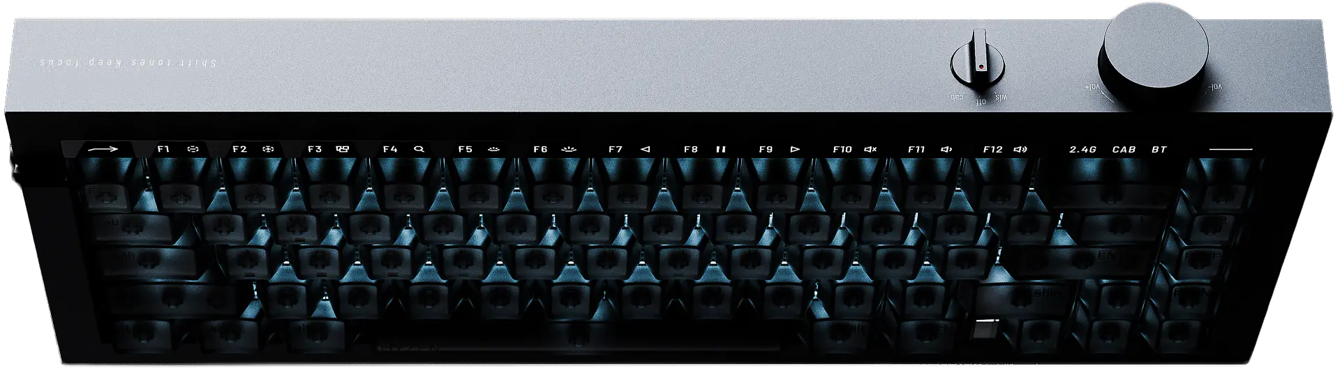 Teclado Mecánico Lofree Hyzen 67 Tri-mode Space Gray 5