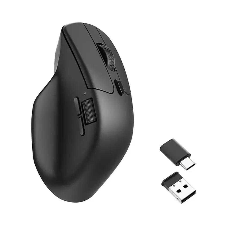 Mouse Inalámbrico Ergonómico Keychron M6 2.4ghz Bluetooth Negro 1