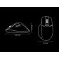 Mouse Inalámbrico Ergonómico Keychron M6 2.4ghz Bluetooth Negro - Miniatura 11