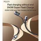 Cargador para Macbook Pro / Air M5 M4 M3 M2 2 en 1 Magnetico USB C 2