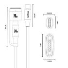Cargador para Macbook Pro / Air M5 M4 M3 M2 2 en 1 Magnetico USB C 8