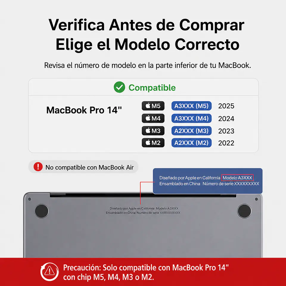 Lamina Anti Espia Magnetica para Macbook Pro M5 M4 M3 M2 14