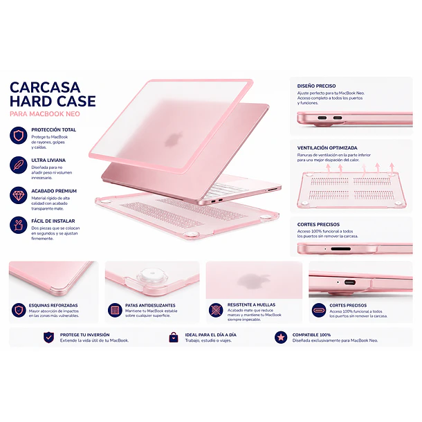 Carcasa Mate para Macbook Neo HARDCASE 4