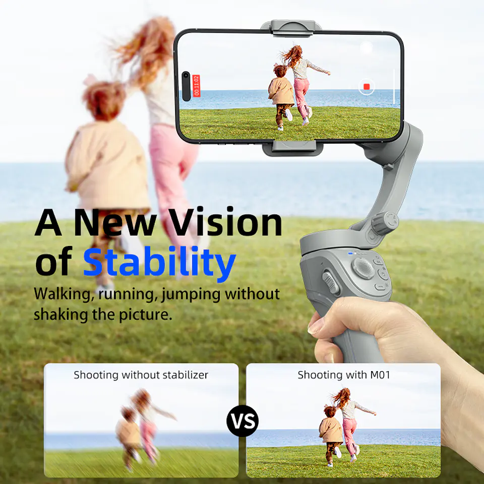 Gimbal Estabilizador para Celular TOKQI M01 7