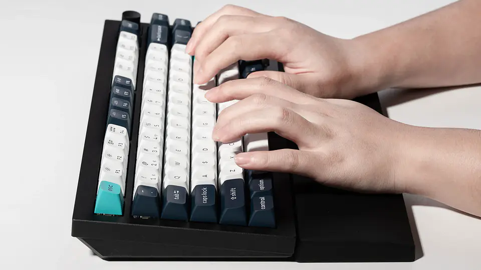  Apoya Muñecas Keychron Silicona K10 Pro Max Q6 V6 Negro 2