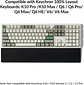  Apoya Muñecas Keychron Silicona K10 Pro Max Q6 V6 Negro - Miniatura 8