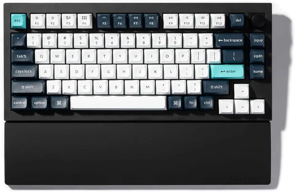 Apoya Muñecas Keychron Silicona Q1 Q2 V1 V2 P1 Negro 2