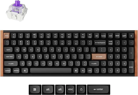Teclado Keychron K4 HE Magnético RGB Wireless Negro Español