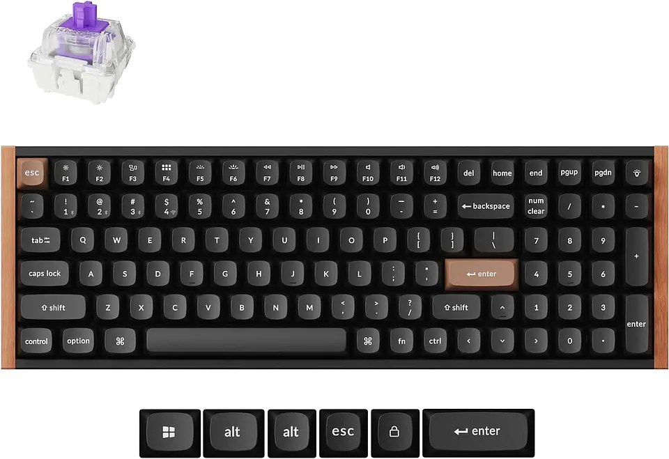 Teclado Keychron K4 HE Magnético RGB Wireless Negro 1