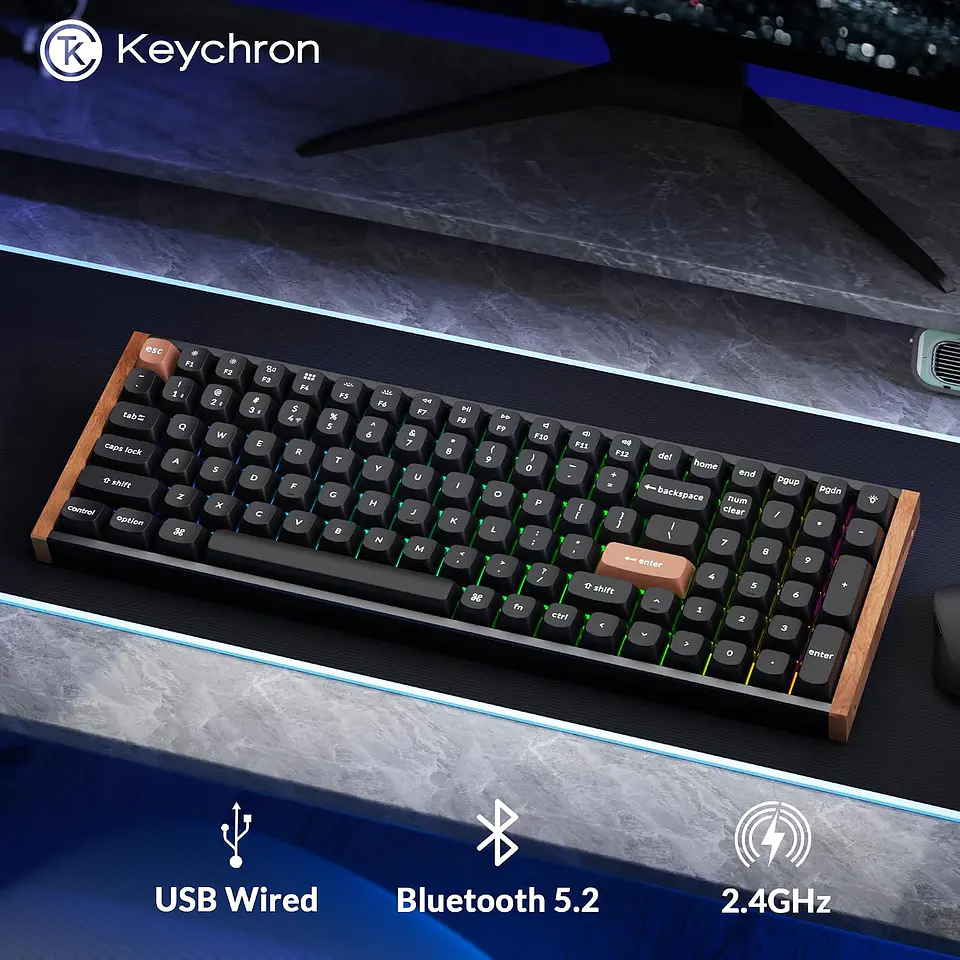 Teclado Keychron K4 HE Magnético RGB Wireless Negro 5
