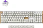 Teclado Keychron K10 HE Magnético RGB Wireless Blanco - Miniatura 1